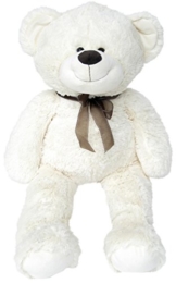 Wagner 9021 - XXL Plüschbär Teddy Bär - 100 cm groß - weiß - Teddybär - 1