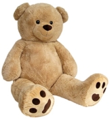 Wagner 9050 - Riesen XXL Teddybär 170 cm groß in hell-braun - Plüschbär Kuschelbär Teddy Bär in beige 1,70 m - 1