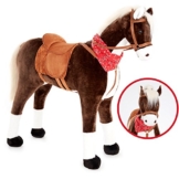 Knorrtoys Großes XXL Standpferd Liana mit Sattel Braun Pferd Stehpferd Reitpferd Reiten - 1