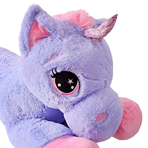 InnoGIO GIOplush Einhorn Plüsch – 25 Cm – Weich & Sicher – Mit Glitzerherzen – Als Einschlafhilfe Für Babys & Kinder